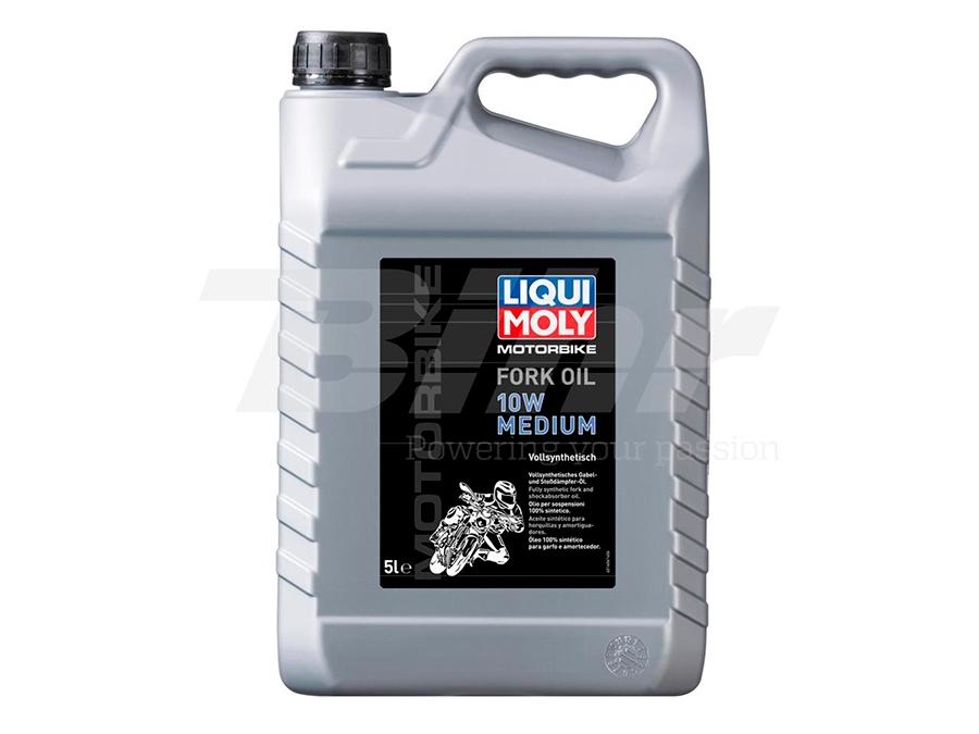 ACEITE LIQUI-MOLY GARRAFA 5L HORQUILLA 10W- MEDIUM