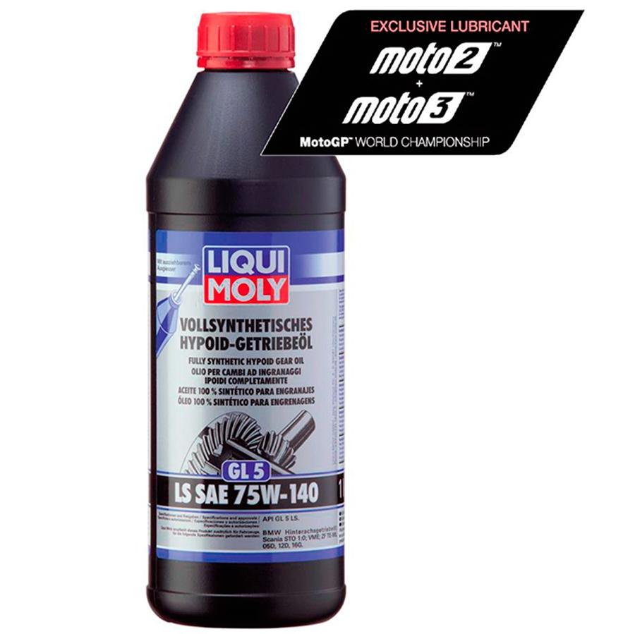 ACEITE LIQUI-MOLY BOTELLA 1L TRANSMISIÓN CARDÁN BMW 75W-140 100% SINTÉTICO API GL5