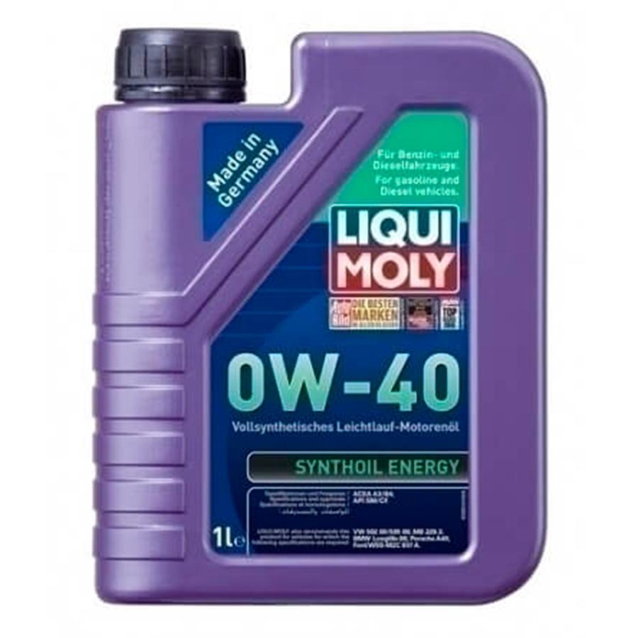 ACEITE LIQUI-MOLY BOTELLA 1L 100% SINTÉTICO SYNTHOIL ENERGY 0W-40 POLARIS