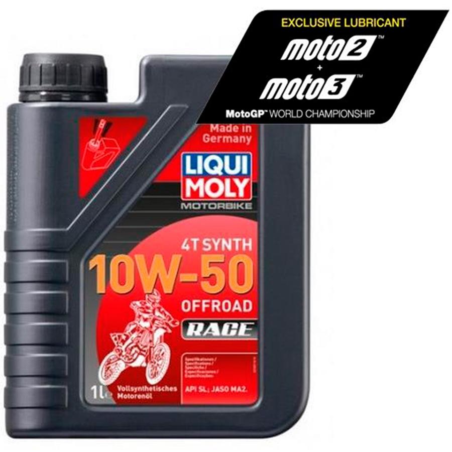 ACEITE LIQUI-MOLY BOTELLA 1L 100% SINTÉTICO 10W-50 OFF ROAD RACE