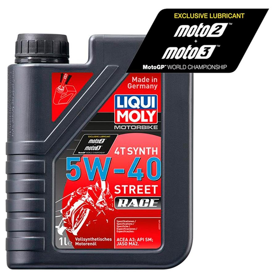 ACEITE LIQUI-MOLY BOTELLA 1L LIQUI MOLY 100% SINTÉTICO 5W-40 STREET RACE