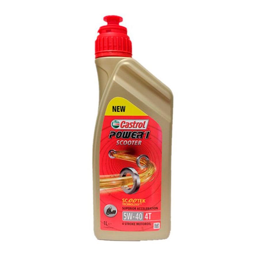 ACEITE CASTROL 4T POWER 1 SCOOTER 5W40 1L