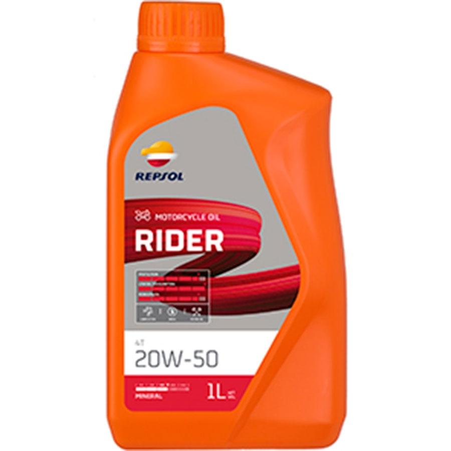 ACEITE REPSOL MOTO RIDER 4T 20W50 1L.