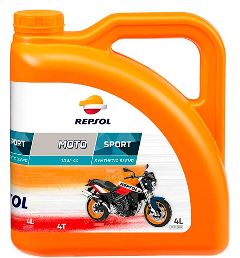 ACEITE REPSOL MOTO SPORT SEMISINTETICO 4T. 10W40 4L..