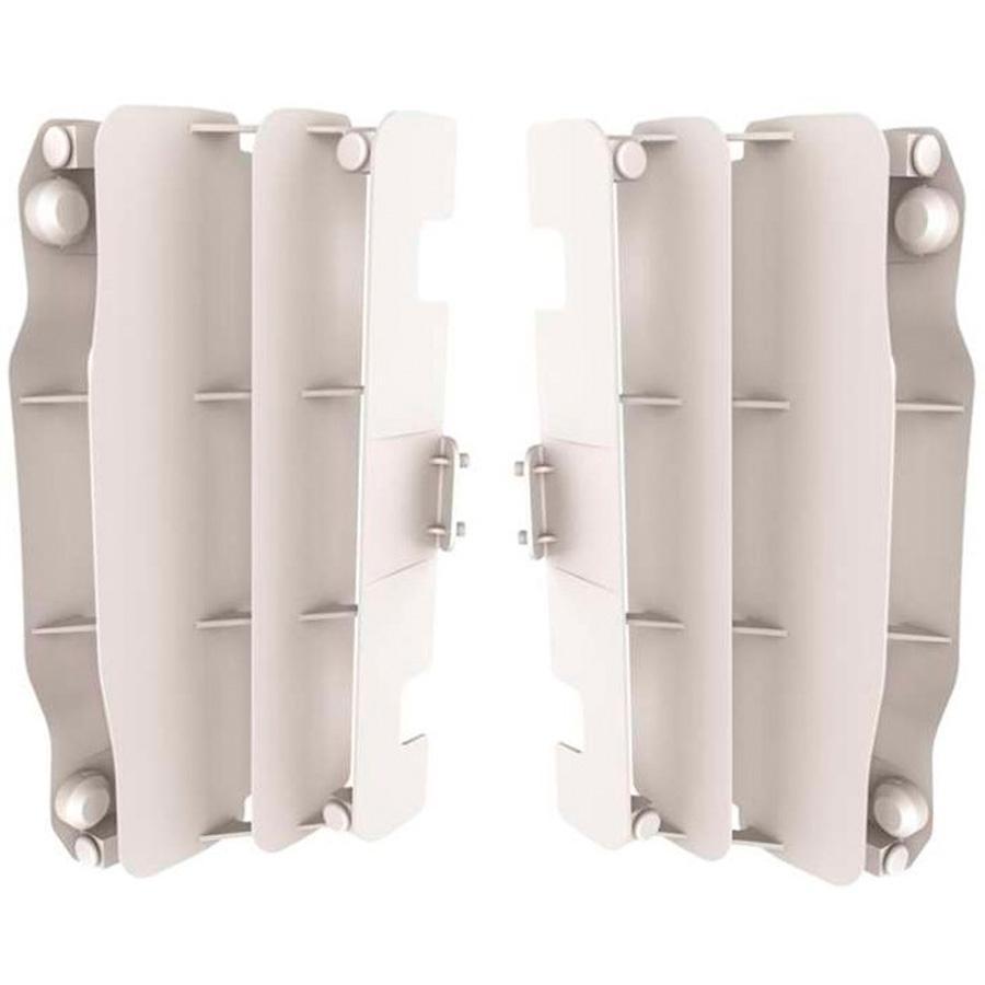 ALETINES DE RADIADOR POLISPORT  YAMAHA BLANCO 8458000001