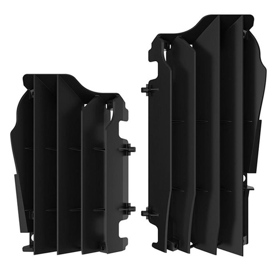 ALETINES DE RADIADOR POLISPORT  KAWASAKI NEGRO 8457800001
