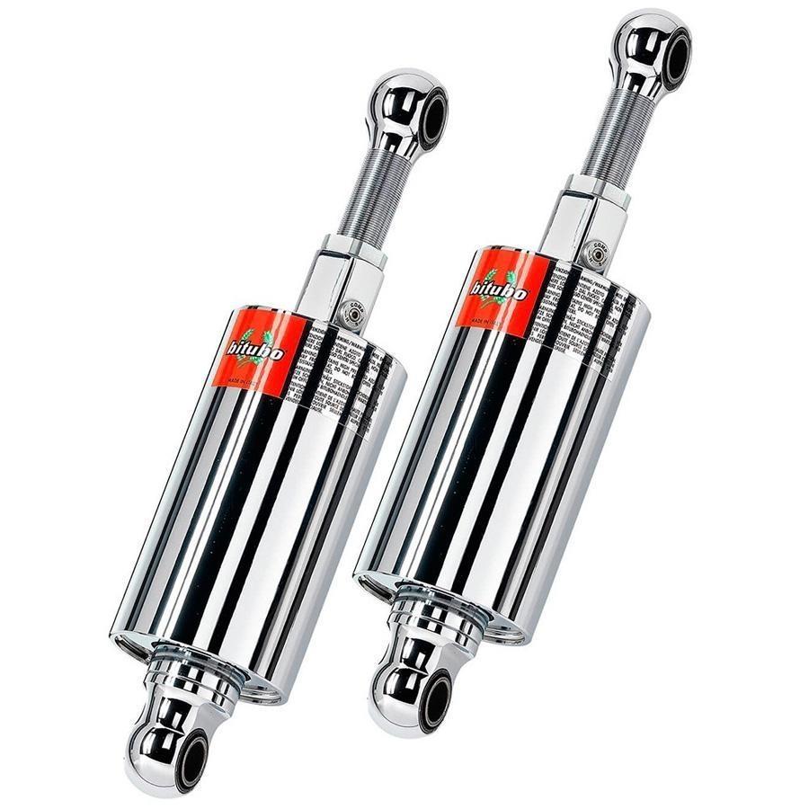 AMORTIGUADORES BITUBO GAS/ACEITE CROMO HARLEY SOFTAIL HD015HMG12