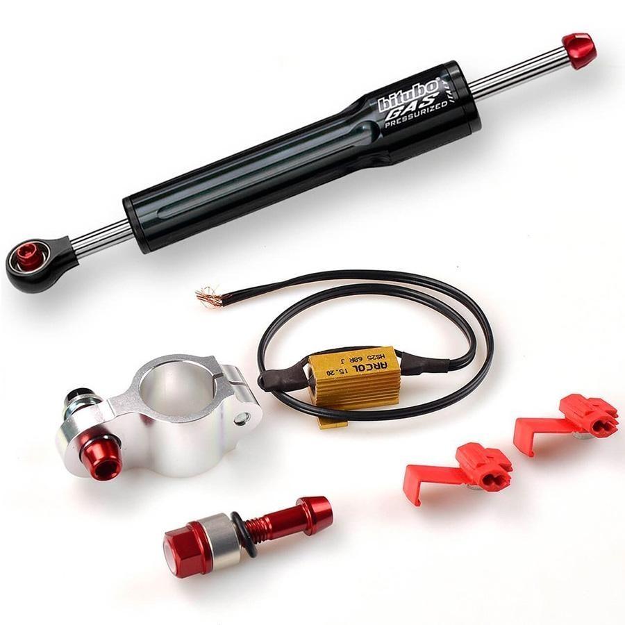 AMORTIGUADOR DIRECCION BITUBO NEGRO KIT134A2