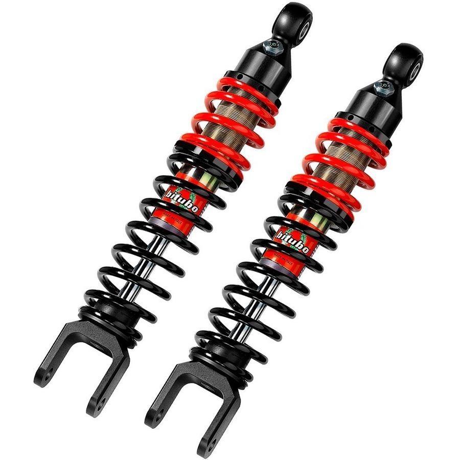 AMORTIGUADORES BITUBO GAS SCOOTER MUELLE ROJO/NEGRO SC188YGB01