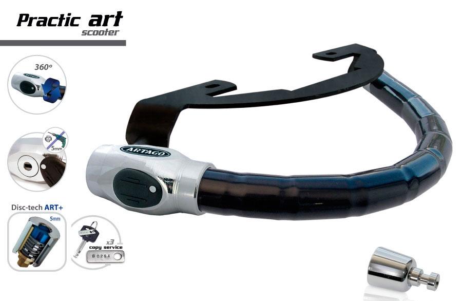 ANTIRROBO MANILLAR ARTAGO PRACTIC ART SYM SYMPHONY S 50/125 - E5 21'