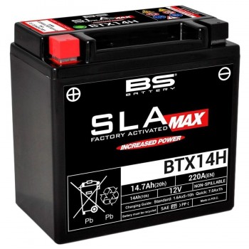 BATERIA BS YTX14H SLA MAX
