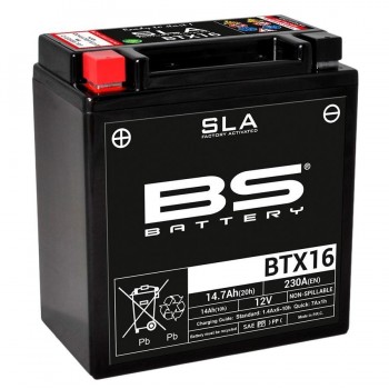 BATERIA BS YTX16 SLA