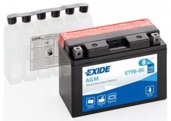 BATERIA EXIDE YT9BBS