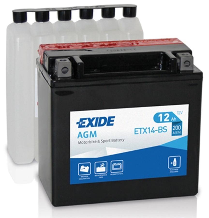 BATERIA EXIDE YTX14BS