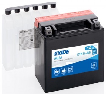 BATERIA EXIDE YTX16BS
