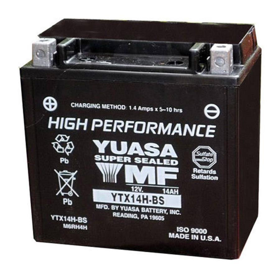 BATERIA YUASA   YTX14H-BS