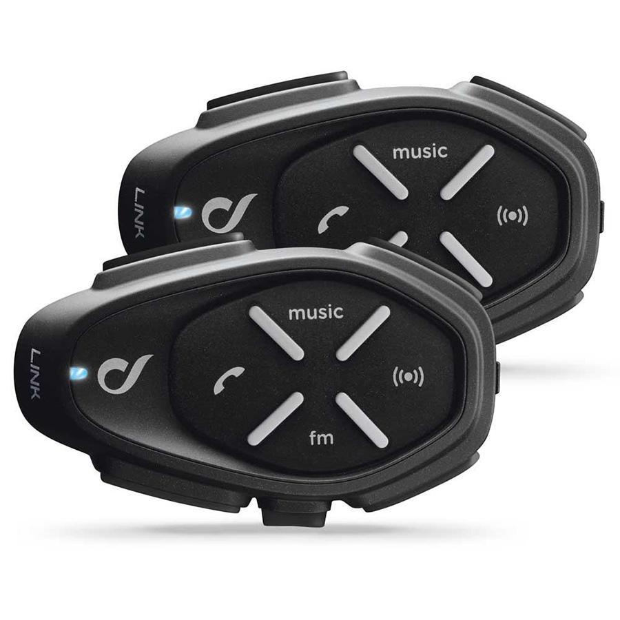 INTERCOMUNICADOR BLUETOOTH INTERPHONE CELLULARLINE LINK PACK 2