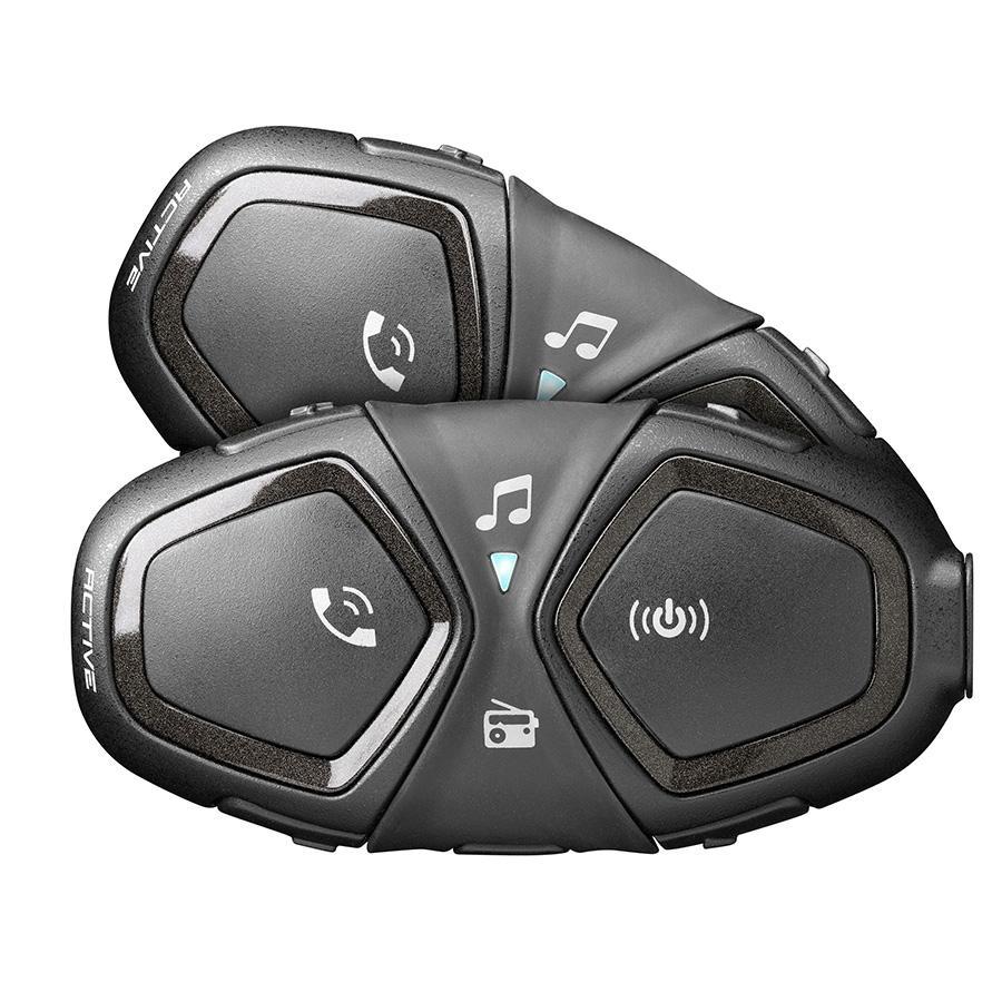 INTERCOMUNICADOR BLUETOOTH INTERPHONE CELLULARLINE ACTIVE PACK 2