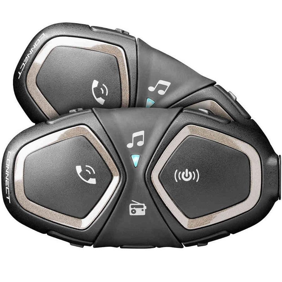 INTERCOMUNICADOR BLUETOOTH INTERPHONE CELLULARLINE CONNECT PACK 2