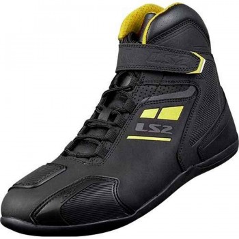 BOTAS LS2 GARRA LADY BOOTS BLACK H-V YELLOW