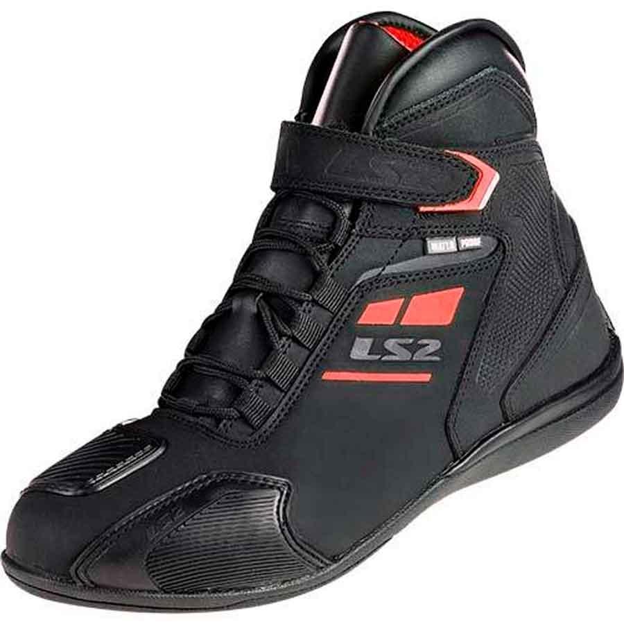 BOTAS LS2 GARRA LADY BOOTS WP BLACK RED