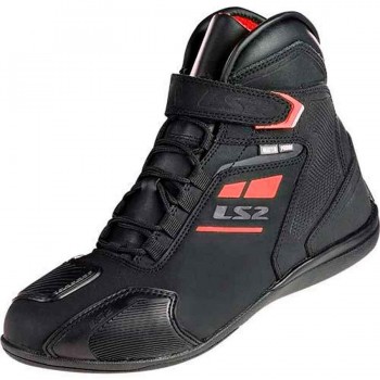 BOTAS LS2 GARRA MAN BOOTS WP BLACK RED