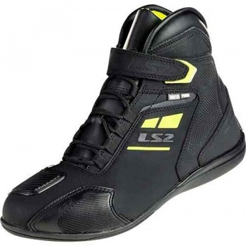BOTAS LS2 GARRA MAN BOOTS WP BLACK H-V YELLOW