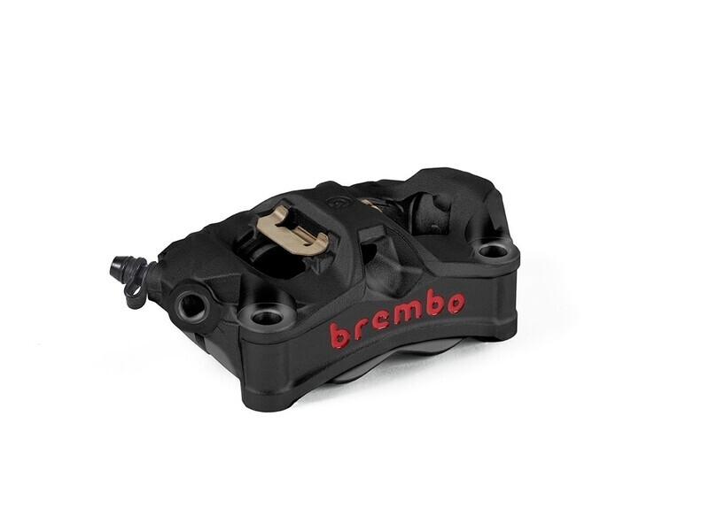 PINZA DE FRENO DELANTERA DERECHA BREMBO STYLEMA - NEGRO