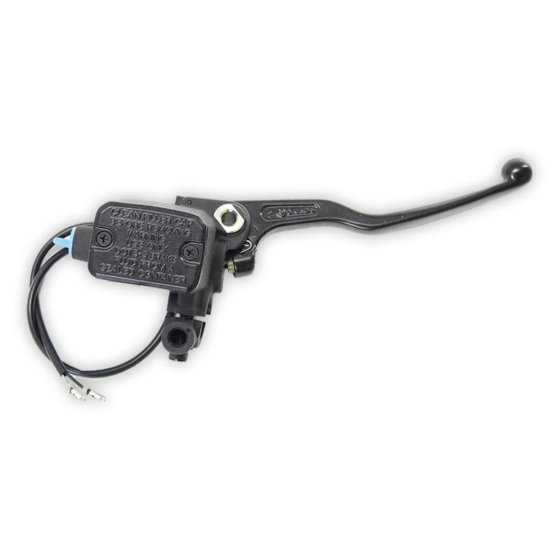 BOMBA DE FRENO BREMBO UPGRADE PS16 - NEGRO - CON CONTACTOR