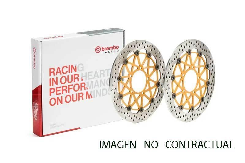 JUEGO DE DISCOS DE FRENO BREMBO UPGRADE SUPERSPORT REDONDO FLOTANTE - PAREJA
