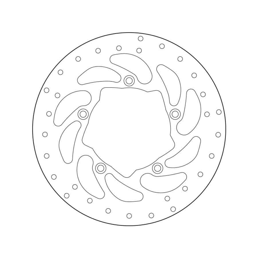 DISCO DE FRENO BREMBO ORO FIX BRAKE DISC - 68B407P9
