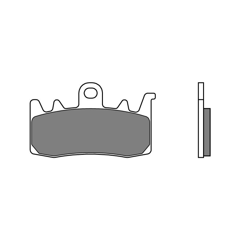 PASTILLAS DE FRENO BREMBO GENUINE SINTERED METAL BRAKE PADS - 07BB3859