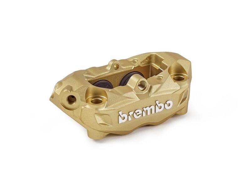 PINZA DE FRENO BREMBO M4 FRONT LEFT BRAKE CALIPER GOLD  32MM