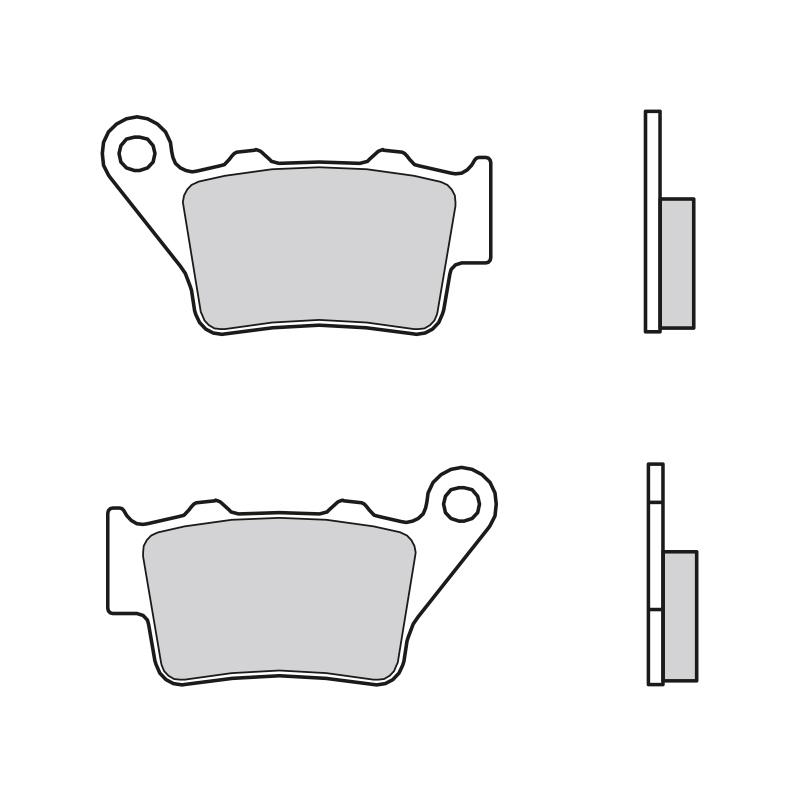 PASTILLAS DE FRENO BREMBO SINTERIZADAS - 07BB02SP