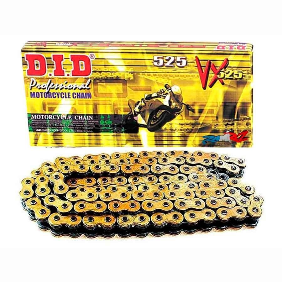 CADENA DID 525 VX ORO 114