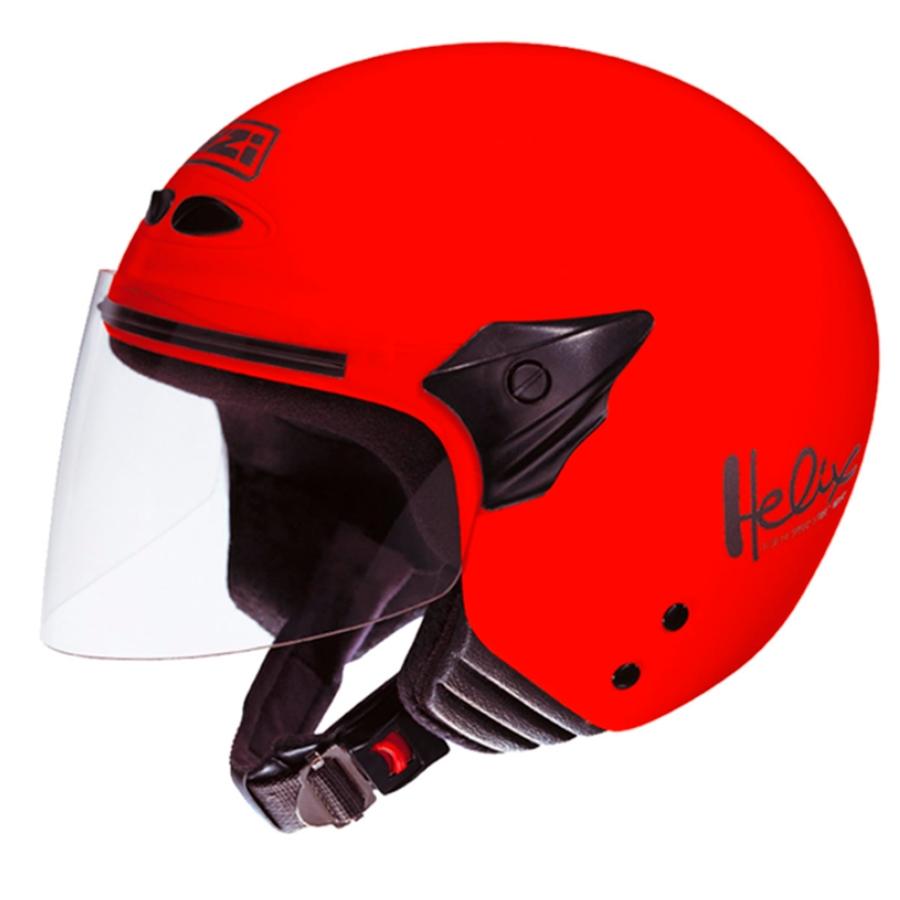 CASCO NZI ABIERTO MINIJET MODELO HELIX II JR RED BRILLO