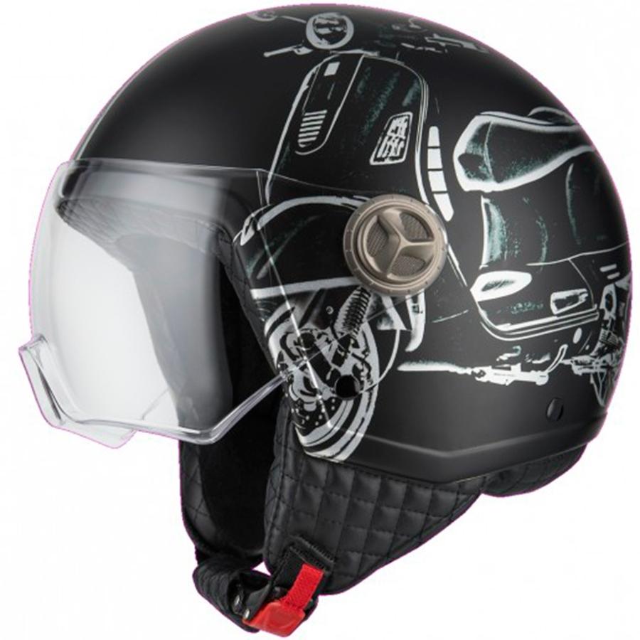 CASCO NZI ABIERTO MINIJET MODELO ZETA 2 B-VESPA TURIA MATE