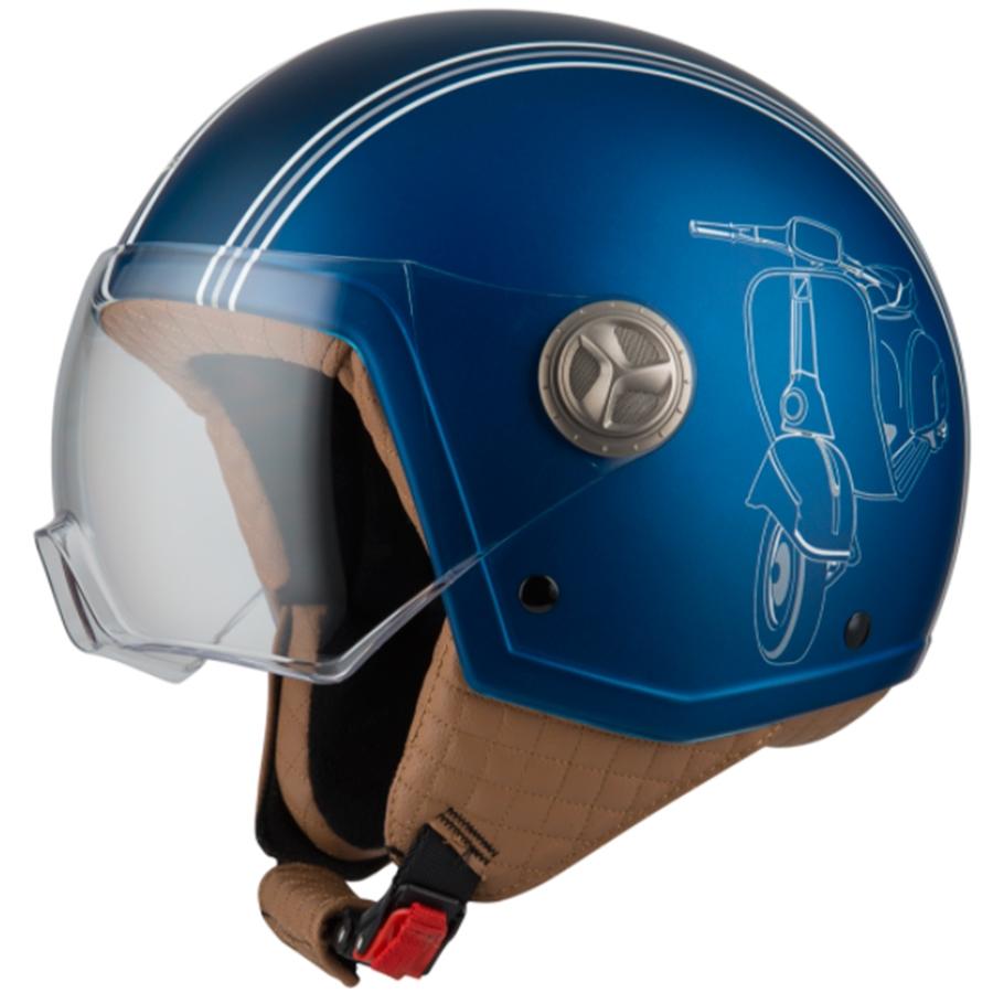 CASCO NZI ABIERTO MINIJET MODELO ZETA 2 SPRINT BLUE MATE
