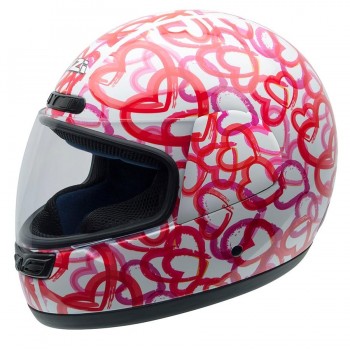 CASCO NZI INTEGRAL MODELO ACTIVY JUNIOR AMORE BRILLO