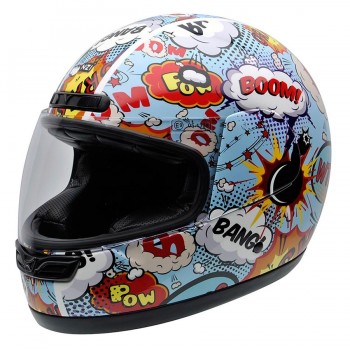 CASCO NZI INTEGRAL MODELO ACTIVY JUNIOR BOOM BRILLO
