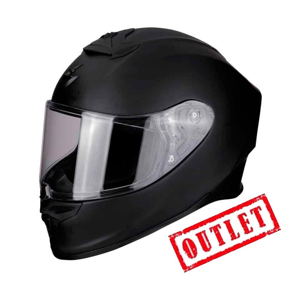 CASCO SCORPION INTEGRAL EXO-R1 AIR SOLID MATE NEGRO