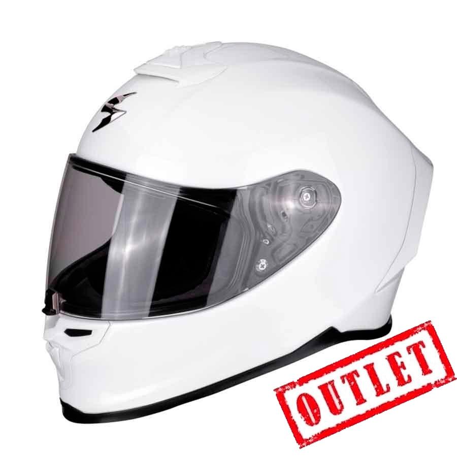 CASCO SCORPION INTEGRAL EXO-R1 AIR SOLID PERLA BLANCO
