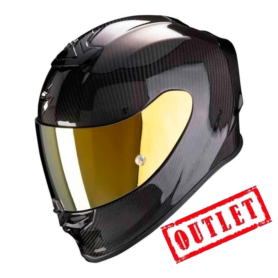 CASCO SCORPION INTEGRAL EXO-R1 CARBON AIR SOLID NEGRO