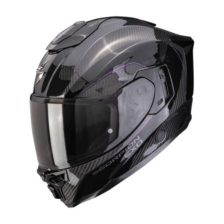 CASCO SCORPION EXO-1500 CARBON AIR MUNDI NEGRO-CAMALEÓN