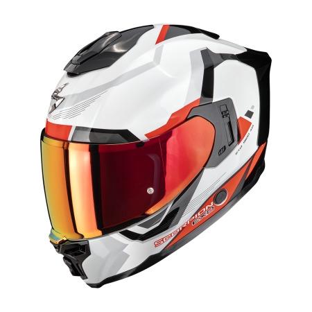 CASCO SCORPION EXO-1500 AIR ARENA BLANCO-ROJO