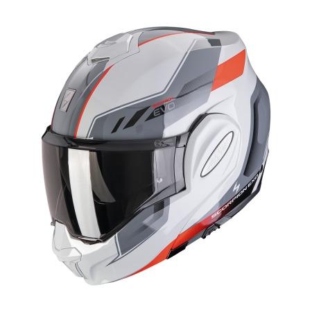 CASCO SCORPION EXO-TECH EVO SOCIUS GRIS-ROJO