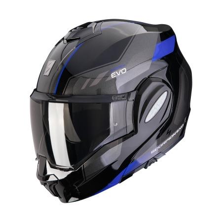 CASCO SCORPION EXO-TECH EVO SOCIUS NEGRO-AZUL