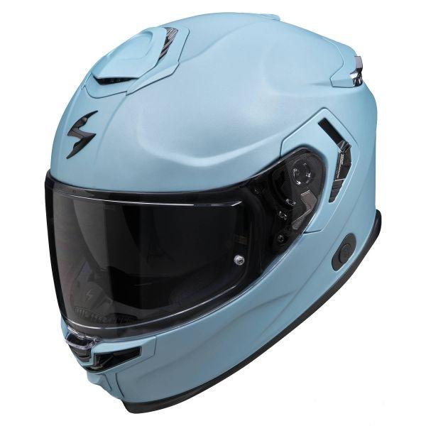 CASCO SCORPION TOURING EXO-GT SP AIR SOLID AZUL CELESTE MATE 150-100-348-07