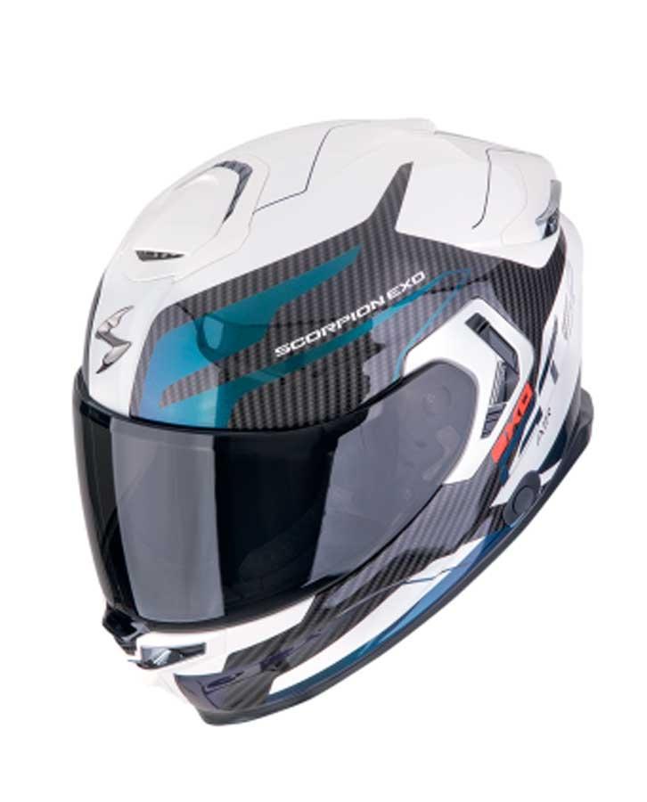 CASCO SCORPION  TOURING EXO-GT SP AIR FLEX BLANCO-CAMALEONTE