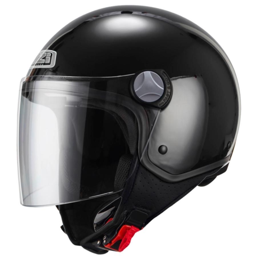 CASCO NZI ABIERTO MINIJET MODELO CAPITAL 2 DUO BLACK BRILLO